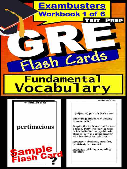 Cover image for GRE Test Fundamental Vocabulary 1—Exambusters Flashcards—Workbook 1 of 6